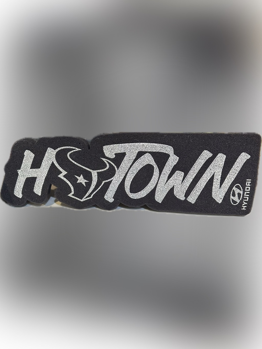 HOUSTON TEXANS H-TOWN FOAM GAME ENTRY PROMO BLACK WHITE COLLECTIBLE NFL FOOTBALL